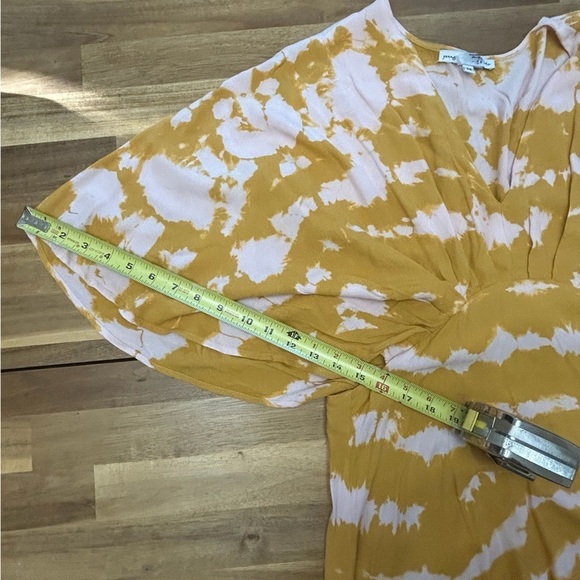 YOUNG FABULOUS & BROKE Thea Dress M Sweet Fig Ladder Tie Dye Boho High Low Maxi - Picture 12 of 16